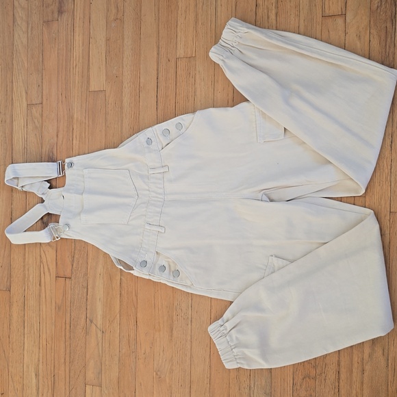 SHEIN EZwear Flap Pocket Denim Overalls Without Top Size S US 4 - Picture 11 of 14